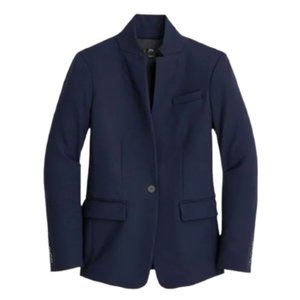 NWT JCrew Regent Blazer Jacket Womens 14 T Tall Navy Blue Four Season Stretch